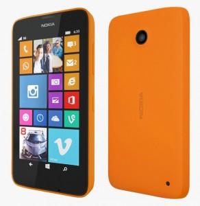 Telefon mobil Nokia Lumia 630, Orange, 3G, NOK630OR