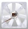 Ventilator Xigmatek CLF-F1452 Crystal 140mm Red LED fan, 4 LED-uri rosii, CLF-F1452