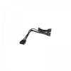 Cablu Molex NZXT 3-SATA to Power Sleeved Extension Cable Black, lungime: 200mm, conectori: 3, CB-43SATA