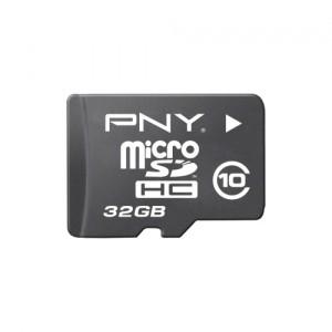 Card de memorie PNY, Micro-SD, 32GB, Clasa 10 + Adaptor SD