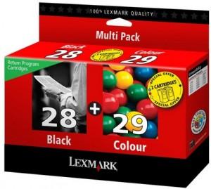 Combo pack Lexmark 28 si 29 for X2500 Series, X5070, X5075,X5490, X5495, Z845,Z1300 Ser, 18C1520E