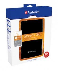 Hdd extern Verbatim, 1TB, 2.5 inch store n go USB 3.0, negru, VB-53023