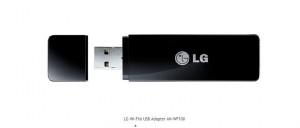 LG AN-WF10 Wi-Fi USB Adapter, wireless LAN for Broadband and DLNA, AN-WF100.AL