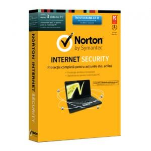 Solutie de securitate Symantec Internet Security 21, 3 Utilizatori, 1 An, Retail Box Ro UPGRADE  RO21298444