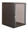 Wallmounted cabinet 15U 19inch/ 600mm, usa fata sticla securizata inchidere cu chei, Xcab-15u60S