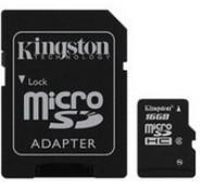 Card de memorie MicroSDHC Kingmax 16GB Clasa 6+Adaptor  SDc16GBcls6Kgmax