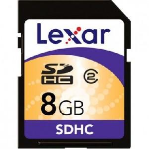Card memorie Lexar Secure Digital 8GB SDHC  clasa 2