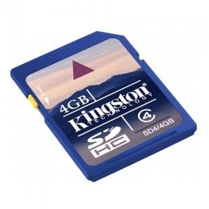 Card memorie Secure Digital 4GB Kingmax, KM-SD4/4G,  PIP - SDHC Class 4
