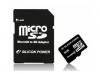 Card memorie SILICON POWER MicroSDHC, 8GB, Class 4 cu Adaptor, SP008GBSTH004V10-SP