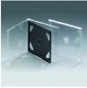 Double cd case with transparent tray 60g,