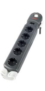 Essential SurgeArrest APC 5 outlets with Phone Protection 230V Germany, P5BT-GR