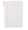 Husa Prestigio Universal Pu leather white case with zip closure and stand, PTCL0110WH