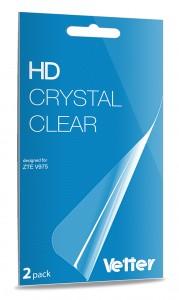 Screen Protector Vetter HD Crystal Clear for ZTE V975, SPVTZTEV975PK2