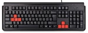 Tastatura A4Tech G300, Can-Be-Washed Gaming Keyboard PS/2 (Black) (US layout), G300