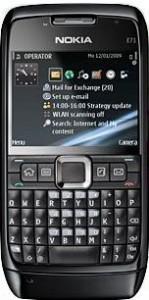 Telefon mobil Nokia E71 Black Steel, E71BLK