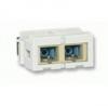 Adaptor Nexans, LANmark Duplex LC Snap-In Multimode, Aqua, N205.617