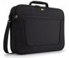 Geanta laptop 15.6 inch, Case Logic, buzunar frontal, poliester, black, VNCI215