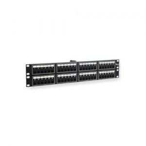 Patch Panel AMP Ecranat AMPTRAC Ready, 24xRJ45, Cat.6 + cable management (1U) negru, 0-1644042-2