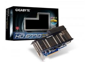 Placa video Gigabyte R677SL-1GD PCIE 2.1 1GB GDDR5 Radeon HD 6770 128 BIT HDMI, Display PORT, DVI, R677SL-1GD
