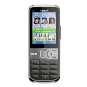 Telefon mobil Nokia C5 Withe-Grey