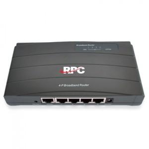 Wired 4-P Broadband Router 1xWAN 10/100 + 4xLAN 10/100, NAT Firewall, DHCP, DMZ host, UPnP support RPC-IP2105A