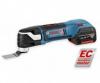 Masina de taiat bosch gop 14,4 v-ec multi-cutter, 2 x 4,0 a,