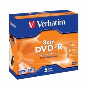 Mini DVD Verbatim miniDVD-R 43510 8cm 4X 1.4GB 5/pachet, QDVD-RVB8CM5