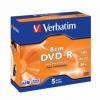Mini DVD Verbatim miniDVD-R 43510 8cm 4X 1.4GB 5/pachet, QDVD-RVB8CM5