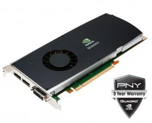 Placa video PNY Quadro FX 3800 1GB DDR3 256-bit, VCQFX3800-PCIE-PB