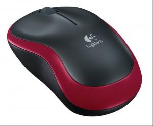 Wireless mouse Logitech M185 Red, 910-002240