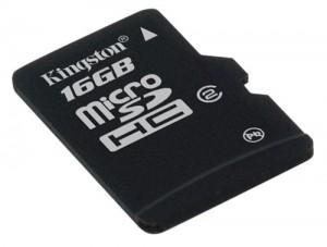 Card memorie Kingston microSDHC 16 GB Class 4 Flash Card Single Pack wo Adapter, SDC4/16GBSP