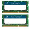Memorie laptop Corsair Mac, 8GB, Dual Channel, DDR3, SODIMM, Memory Kit, CMSA8GX3M2A1066C7, SODCA8A10C7