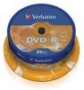DVD+R Verbatim 43500P 16X4.7GB 25/pachet, QDVD+RVB16X25