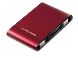 Hard Disk Extern Silicon Power Armor A70, 2.5 Inch, 500GB, USB 2.0, Red, SP500GBPHDA70S2R