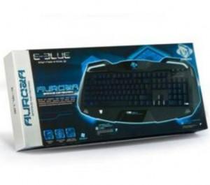 Tastatura E-Blue Auroza Gaming, 16 taste multimedia, EKM701BK