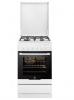 Aragaz mixt Electrolux, 50x60 cm, 4 arzatoare gaz, Cuptor electric multifunctional, EKK 52550OW