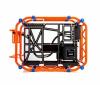 In win d-frame orange open-air chassis, secc