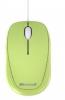 Mouse Compact Optical Microsoft  500 for Notebook, USB,  Aloe Green, U81-00057