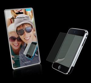 CANYON Screen protector film for iPod touch, Transparent, Retail (5.6x, CNR-SPF02
