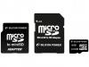 Card memorie Silicon-Power Micro-SDHC 16GB Class 6 cu 2 adaptoare, SP016GBSTH006V30