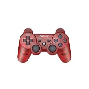 Controller Sony Wireless Dualshock3 PS3 Transparent Red, CECHZC2ERO