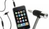Handsfree with mic griffin auxiliary audio cable -