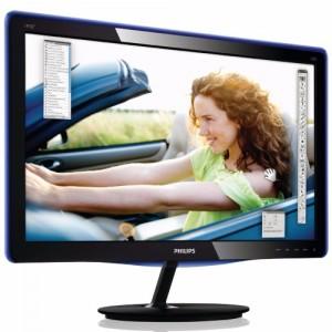 Monitor LED Philips 18,5 inch, Wide, DVI, Negru, 197E3LSU/00