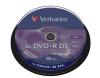 Dvd verbatim dvd+r dl 43666 logo double layer