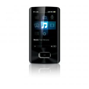 MP4 player with FullSound Philips GoGEAR 8GB,  Black,  2.4 Inch FM, SA4ARA08KF/12