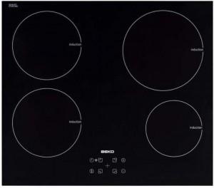 Plita incorporabila Beko HII 64400AT, inductie, 4 zone, touchcontrol, 60 cm, culoare neagra