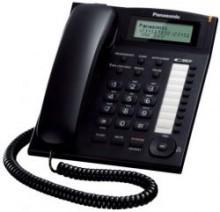 Telefon analogic Panasonic cu caller ID, speaker, NEGRU, KX-TS880FXB