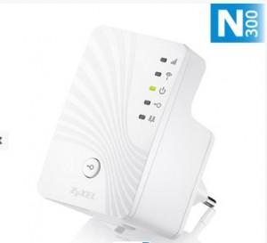 Acces point ZyXEL Wireless Range Extender 802.11n 300 Mbps, 1x 10/100 Mbps, WRE2205V2-EU0101F