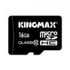 Card de Memorie Kingmax microSDHC 16GB Clasa 10 cu 1 adaptor, KM16GMCSDHC101A