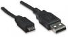 Hi-speed usb device cable, a male / micro-b male, 1 m